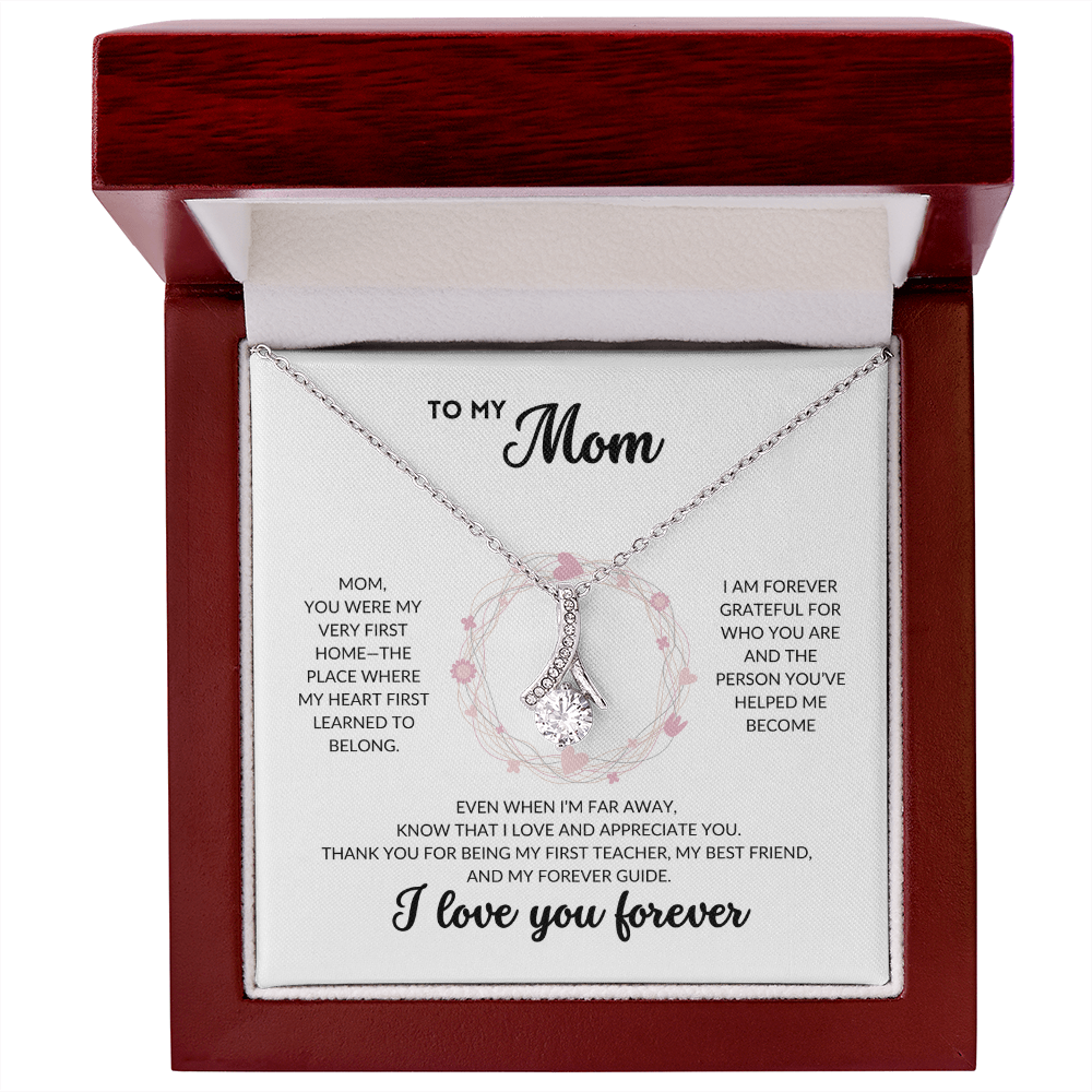 Serene Grace Necklace - To My Mom (White Background)