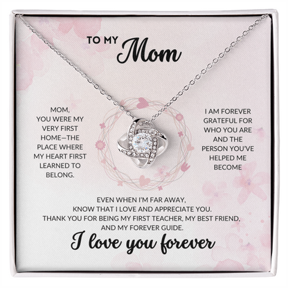 Love Knot Necklace - To My Mom