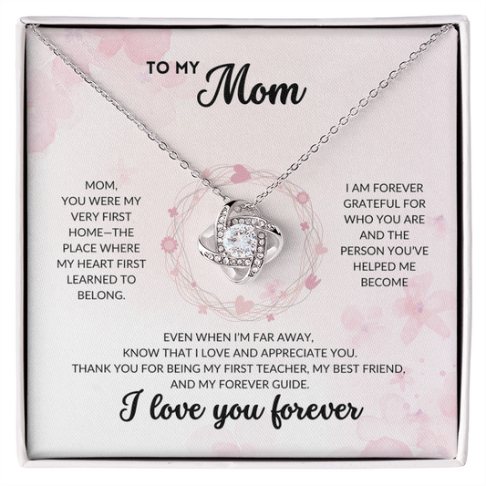 Love Knot Necklace - To My Mom