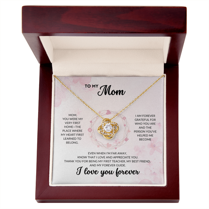 Love Knot Necklace - To My Mom