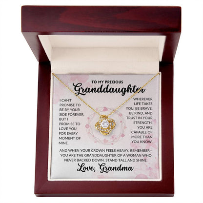 Love Knot Necklace - To My Granddaughter, From Grandma