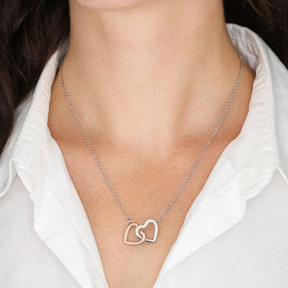 To My Wife - It Was Meant To Be (Interlocking Hearts Necklace)