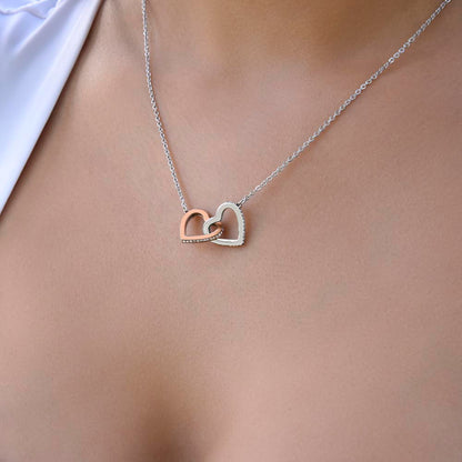 To My Wife - It Was Meant To Be (Interlocking Hearts Necklace)