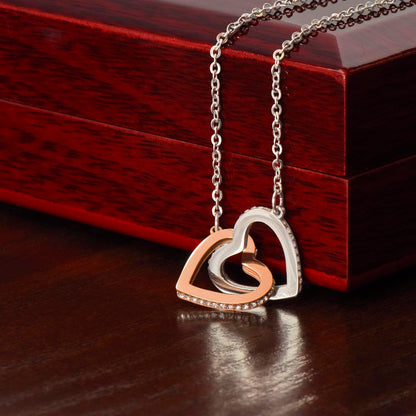 To My Wife - It Was Meant To Be (Interlocking Hearts Necklace)