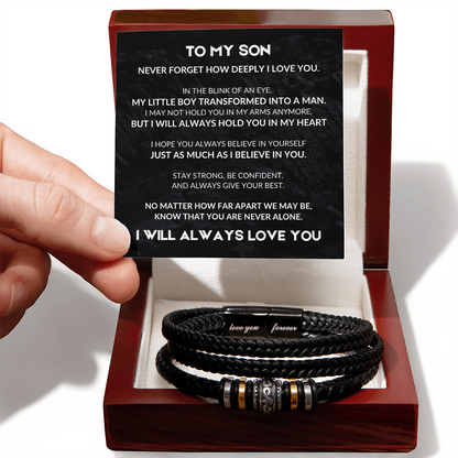 Love You Forever Bracelet - For My Son