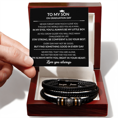 You'll Always Be My Little Boy - Graduation Bracelet, To My Son