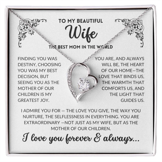 (Almost Sold Out) You are my Best Decision - To My Wife, The Best Mom (B/W)