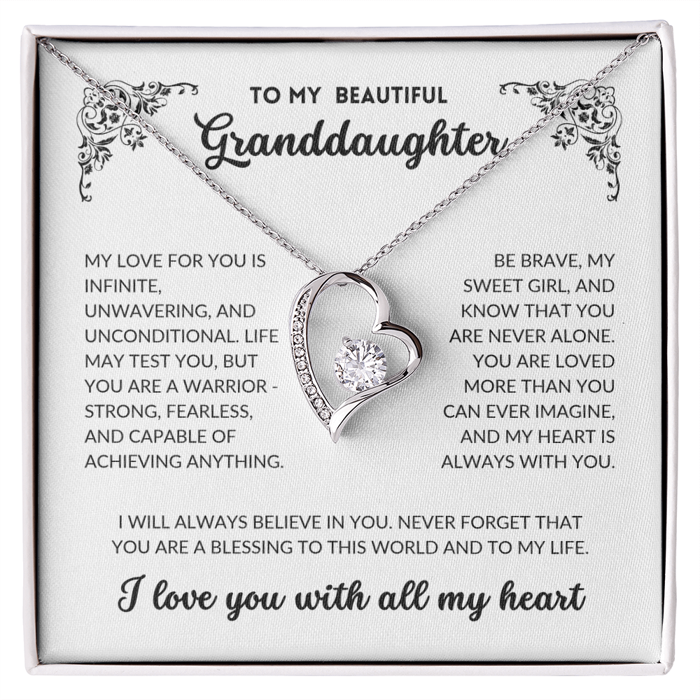 To My Beautiful Granddaughter - A004