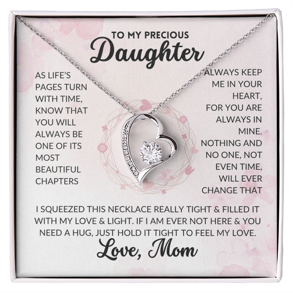 Forever Love Necklace - To My Daughter, From Mom