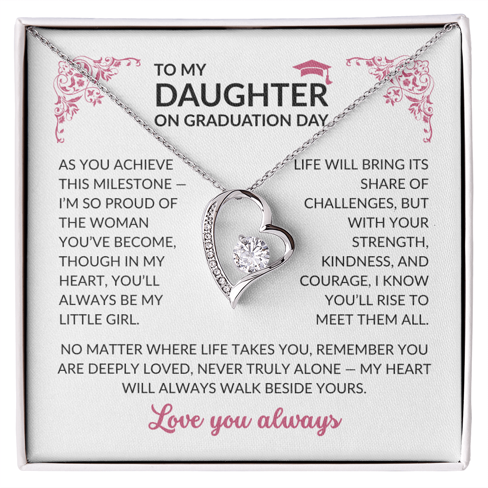 I'm So Proud Of You - Graduation Necklace, To My Daughter