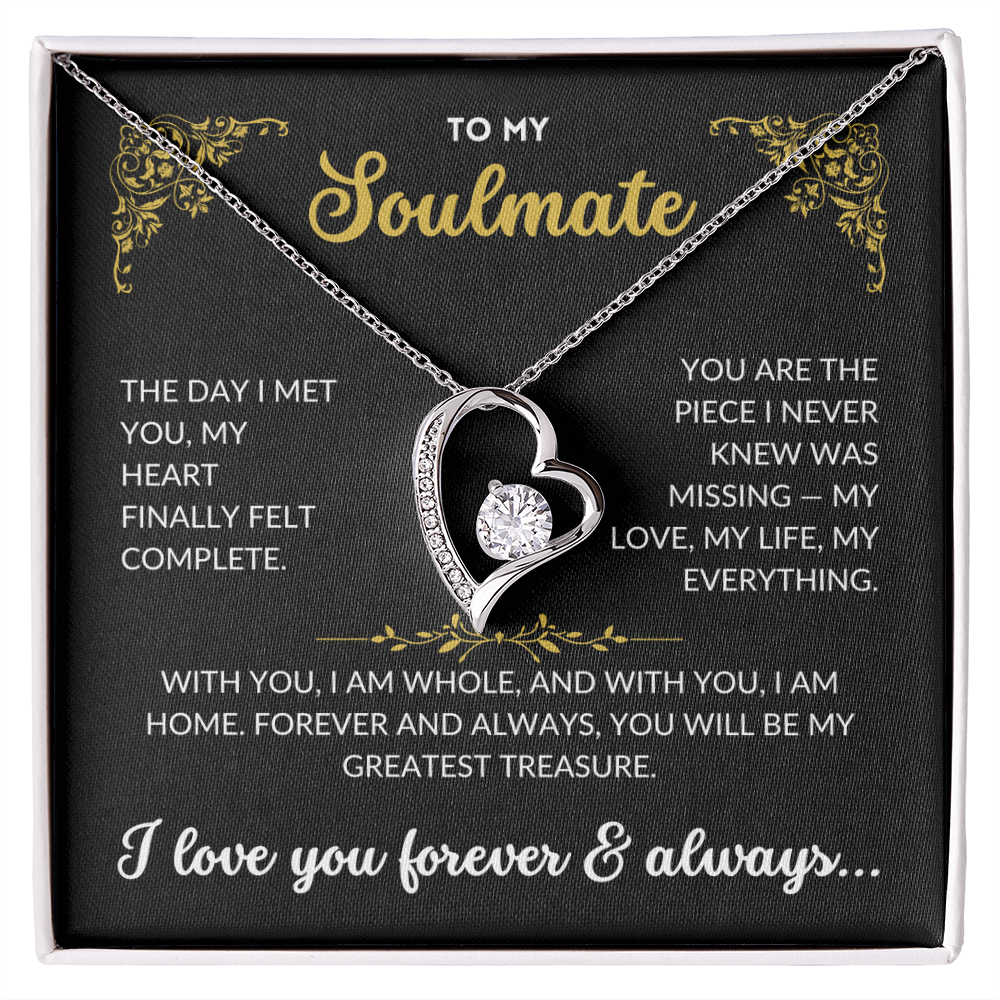 To My Soulmate - You Are My Home (Black Background)