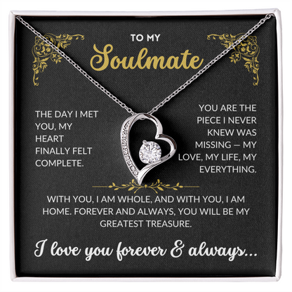To My Soulmate - You Are My Home (Black Background)