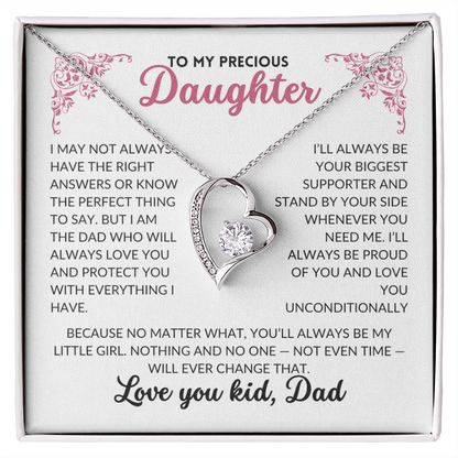 (Almost Sold Out)"You'll Always Be My Little Girl" Necklace