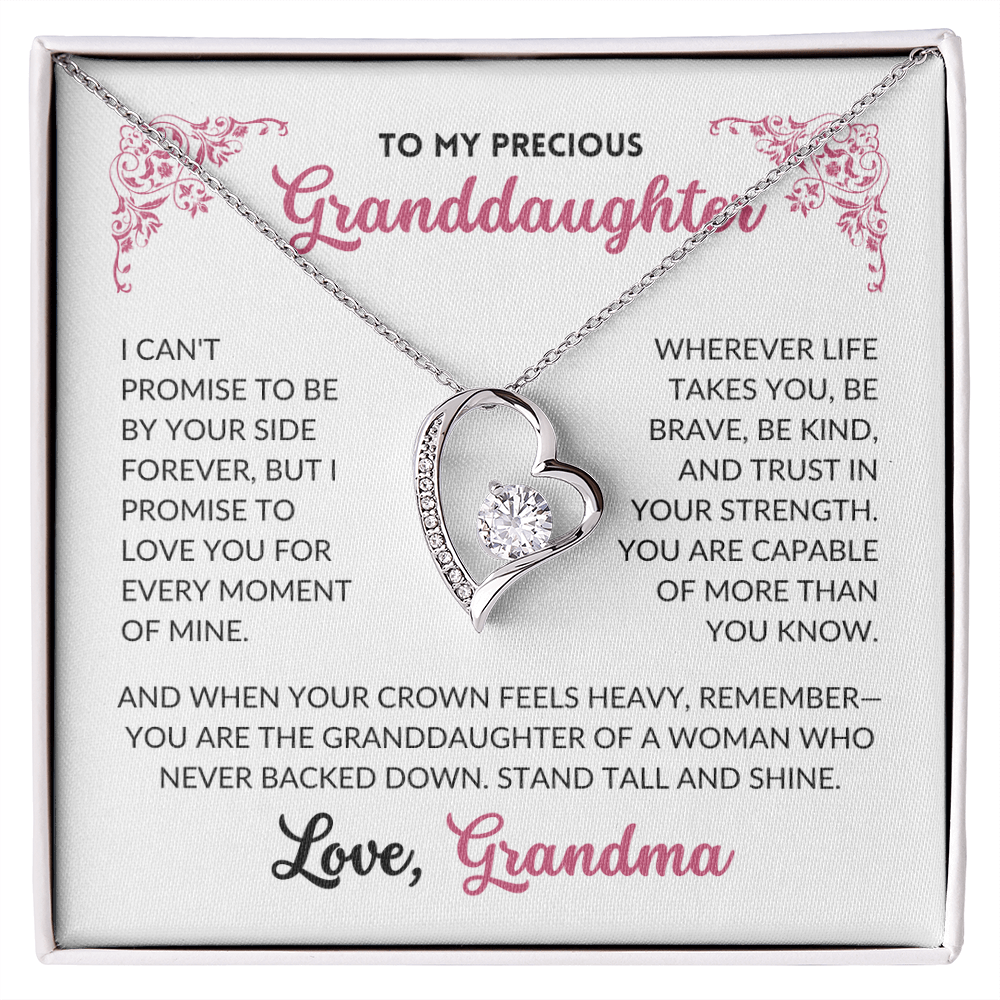 Promise To Love Your Forever - To My Granddaughter, From Grandma