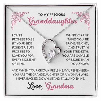 Promise To Love Your Forever - To My Granddaughter, From Grandma