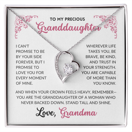 Promise To Love Your Forever - To My Granddaughter, From Grandma