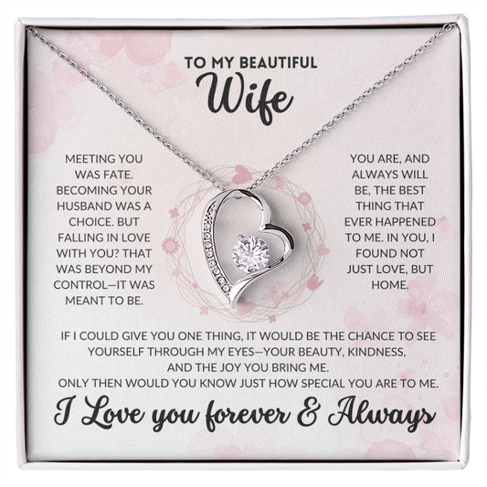 Eternal Love Necklace - To My Wife