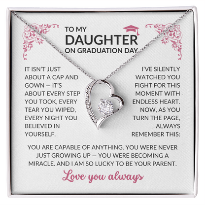 Lucky To Have You - Graduation Necklace, To My Daughter