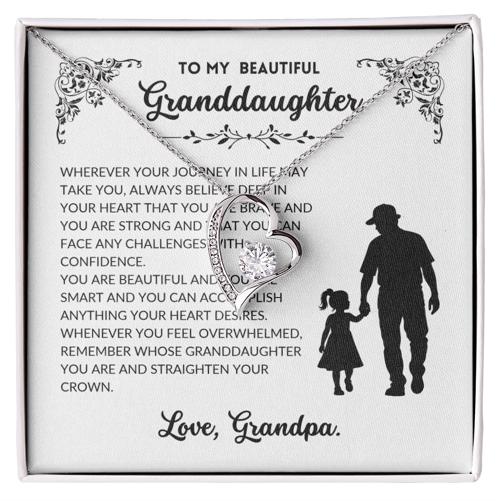 To My Beautiful Granddaughter - A005