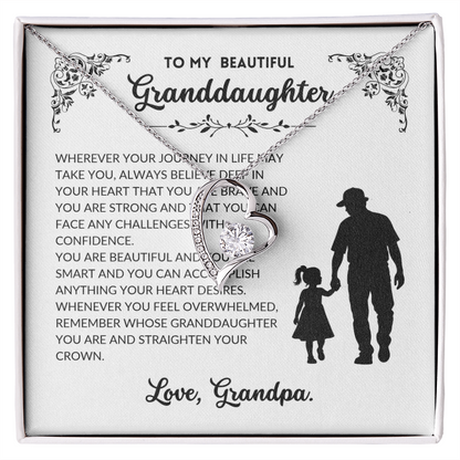 To My Beautiful Granddaughter - A005