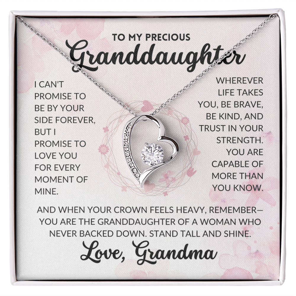 Forever Love Necklace - To My Granddaughter, From Grandma