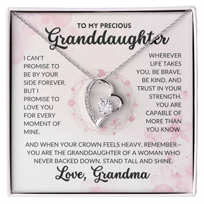 Forever Love Necklace - To My Granddaughter, From Grandma