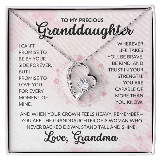Forever Love Necklace - To My Granddaughter, From Grandma