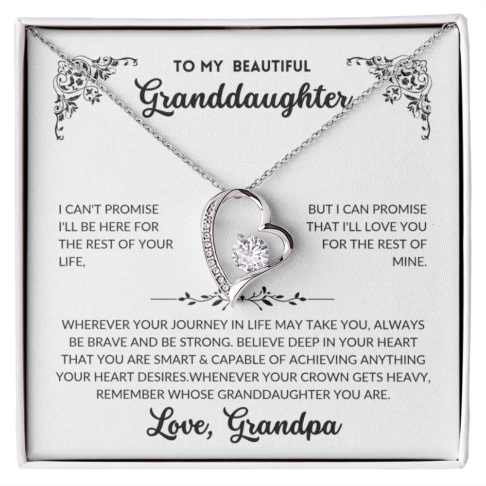 To My Beautiful Granddaughter - A003