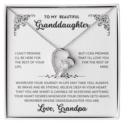 To My Beautiful Granddaughter - A003