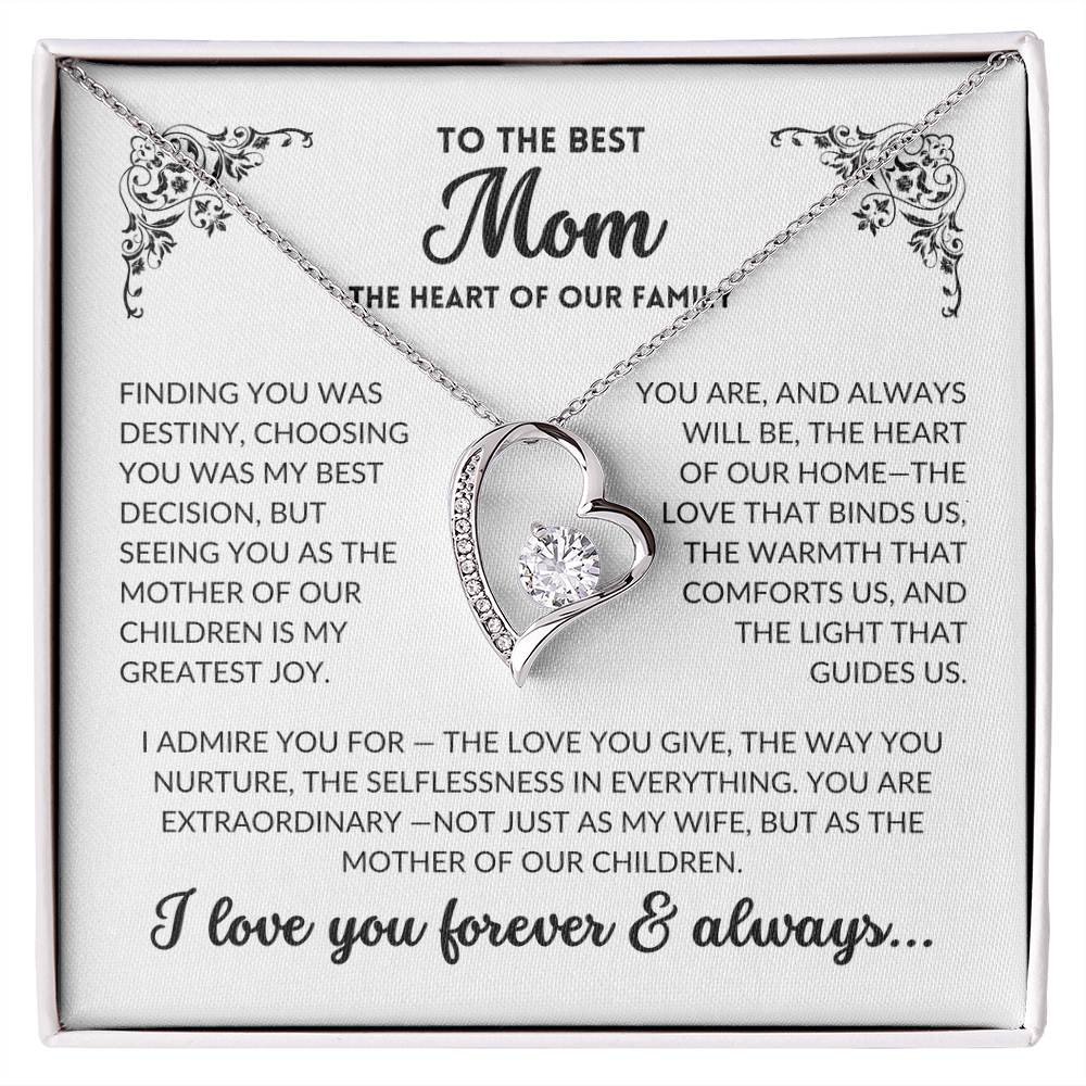 (Almost Sold Out) You Are My Best Decision - To The Best Mom, Heart of Our Family (B/W)