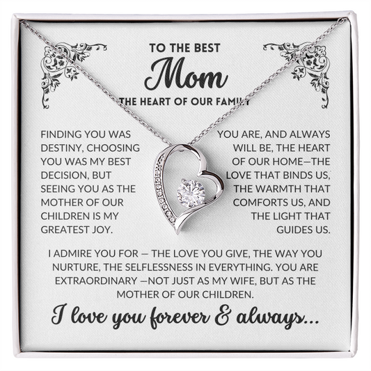 (Almost Sold Out) You Are My Best Decision - To The Best Mom, Heart of Our Family (B/W)