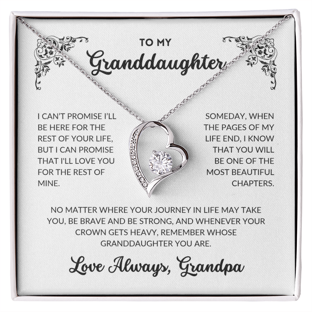 To My Beautiful Granddaughter - A007