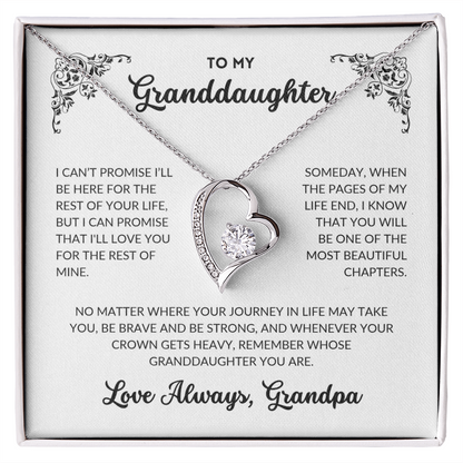 To My Beautiful Granddaughter - A007