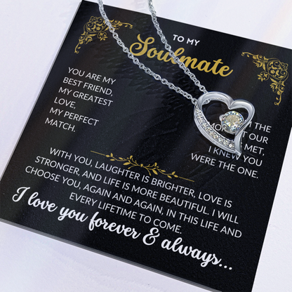To My Soulmate - My Perfect Match (Black Background)