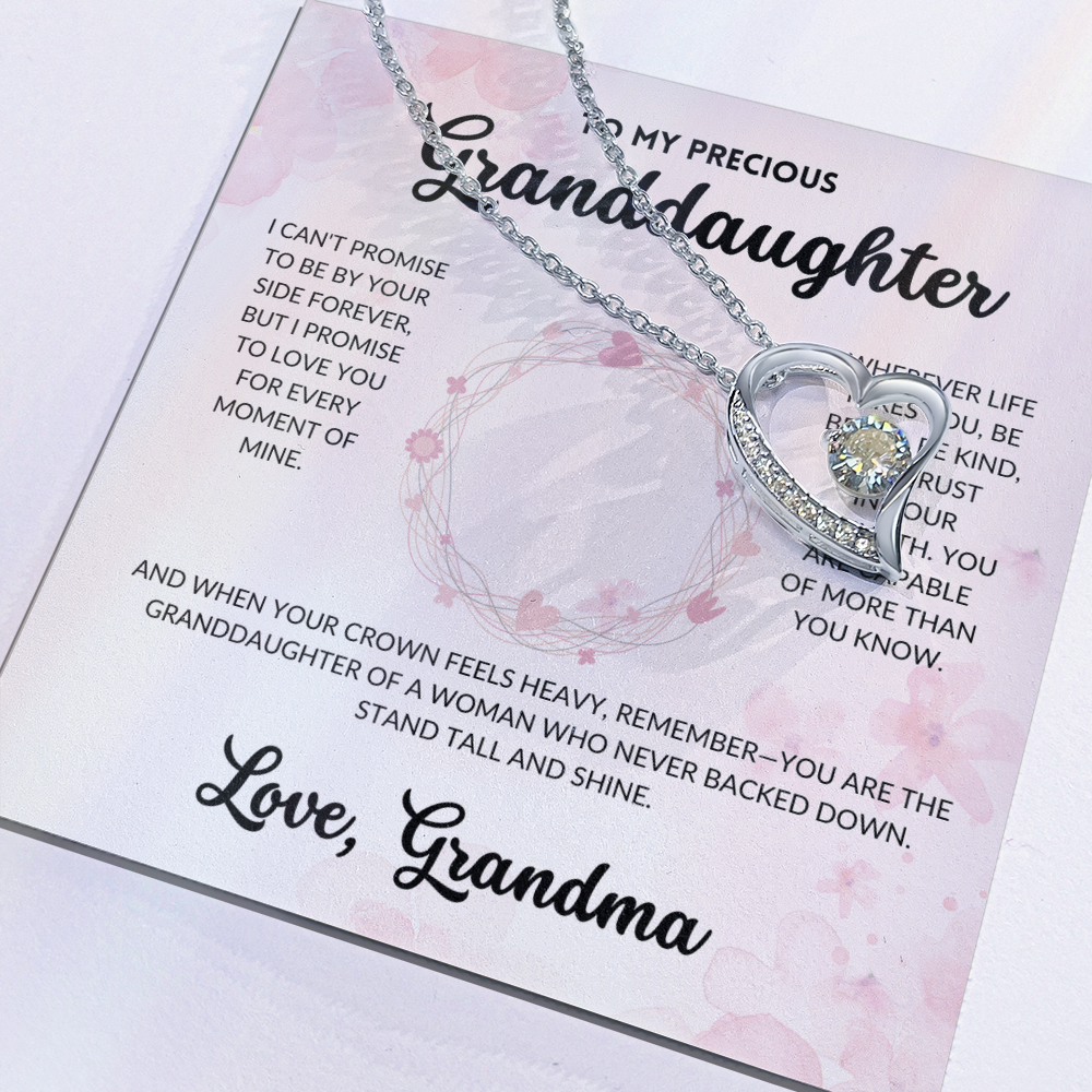 Eternal Love Necklace - To Granddaughter, From Grandma