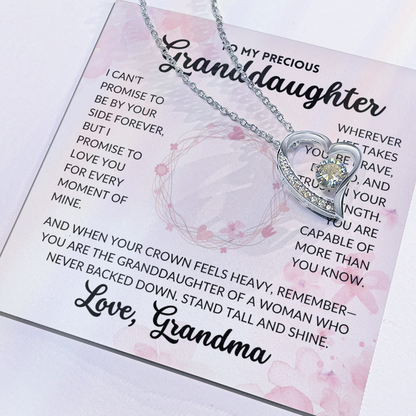 Forever Love Necklace - To My Granddaughter, From Grandma