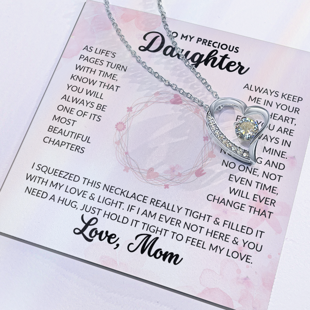 Forever Love Necklace - To My Daughter, From Mom
