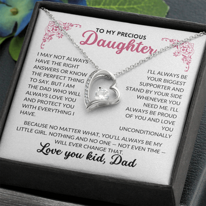 (Almost Sold Out)"You'll Always Be My Little Girl" Necklace