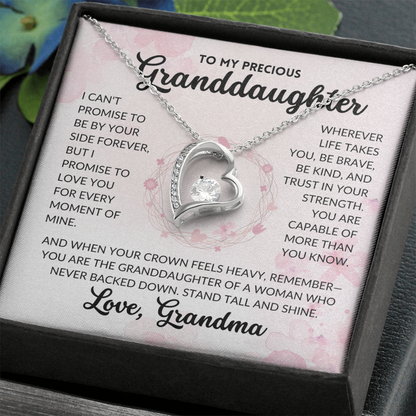 Forever Love Necklace - To My Granddaughter, From Grandma