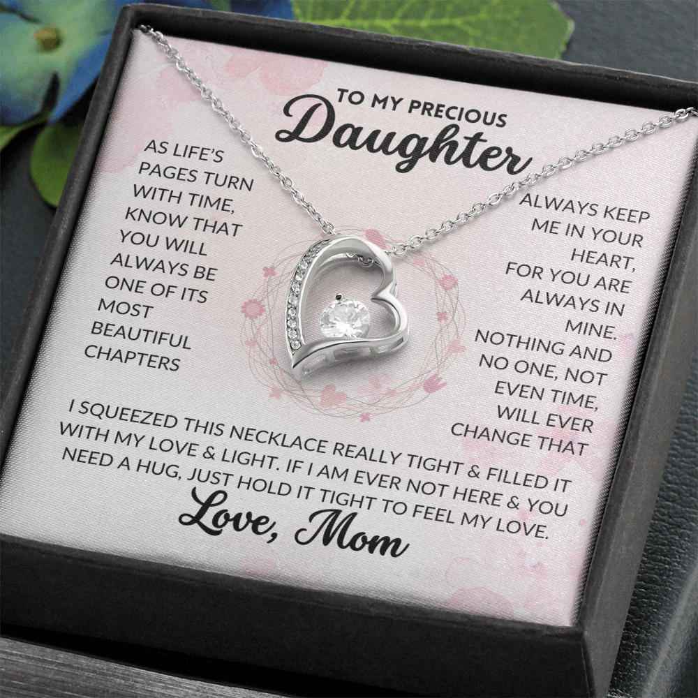 Forever Love Necklace - To My Daughter, From Mom