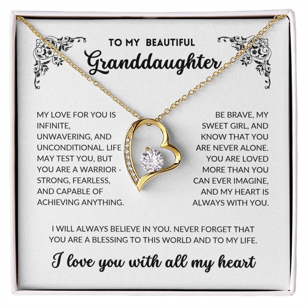 To My Beautiful Granddaughter - A004