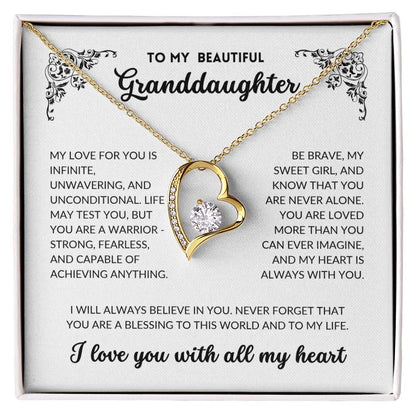 To My Beautiful Granddaughter - A004