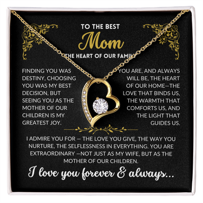 You Are My Best Decision- To My Wife, The Best Mom (Black Background)