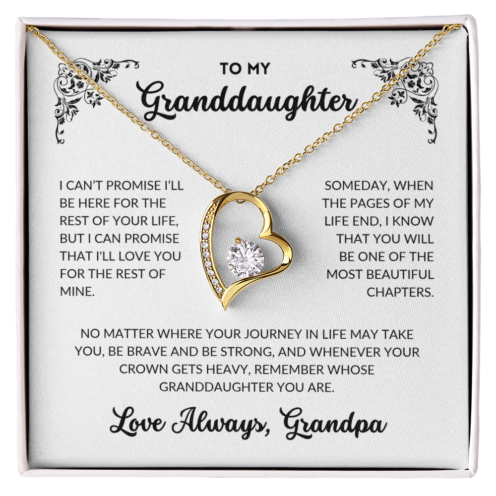 To My Beautiful Granddaughter - A007