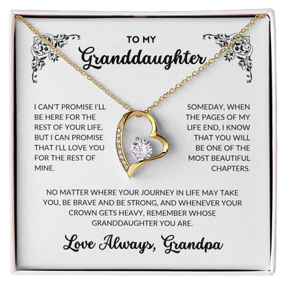 To My Beautiful Granddaughter - A007