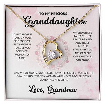 Eternal Love Necklace - To Granddaughter, From Grandma