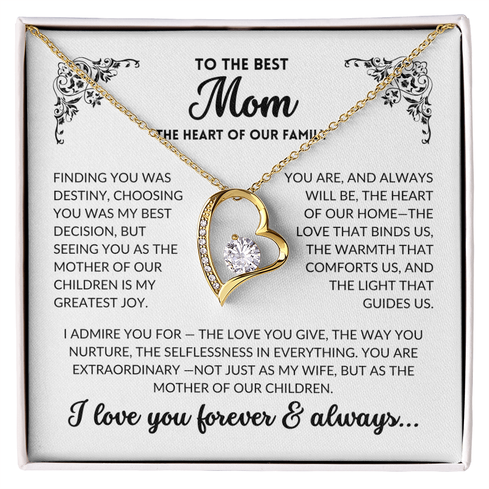 (Almost Sold Out) You Are My Best Decision - To The Best Mom, Heart of Our Family (B/W)