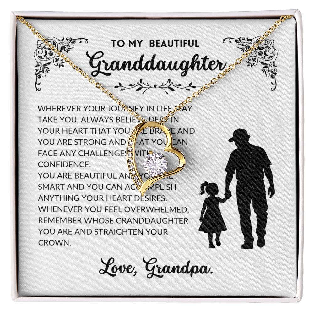 To My Beautiful Granddaughter - A005