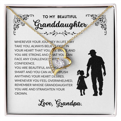 To My Beautiful Granddaughter - A005