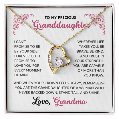 Promise To Love Your Forever - To My Granddaughter, From Grandma